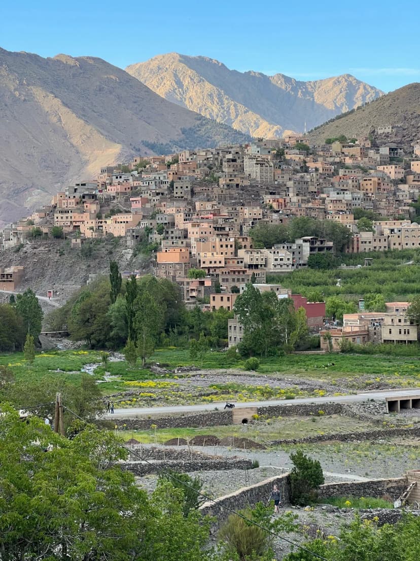 Atlas Mountain village and terraces