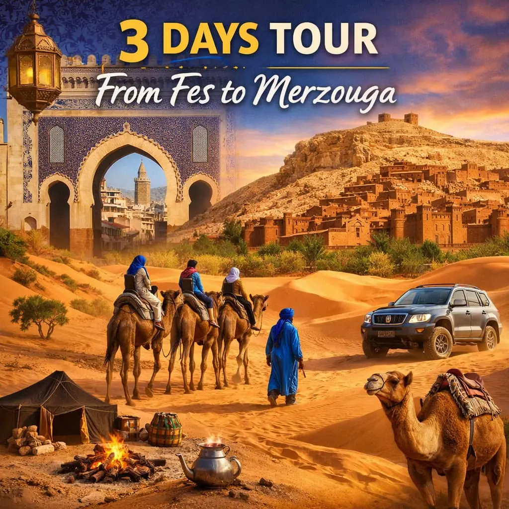 3 Days Tour From Fes To Merzouga